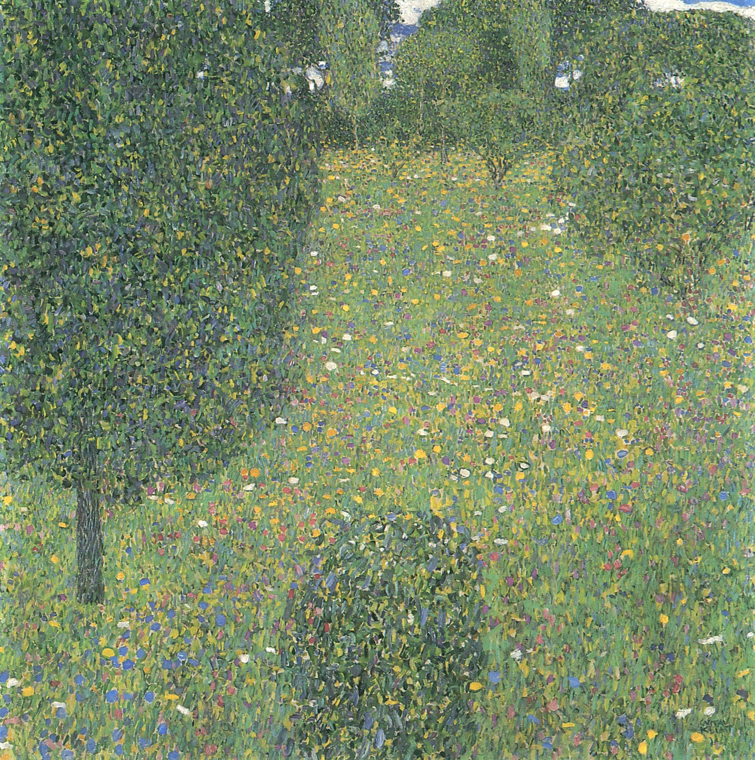 Gustav Klimt - Landscape Garden. Meadow in Flower 1906